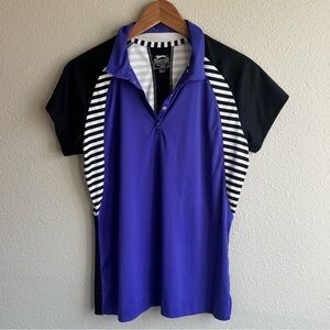 Slazenger Purple Golf Shirt
